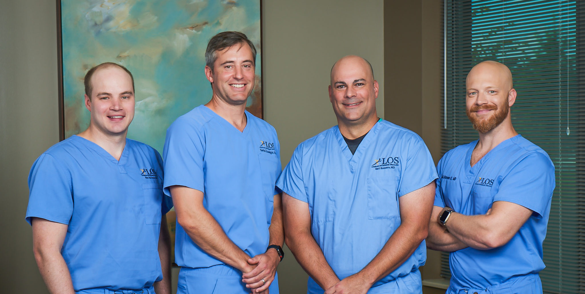 Louisiana Orthopaedic Specialists group shot. Taken in 2019.