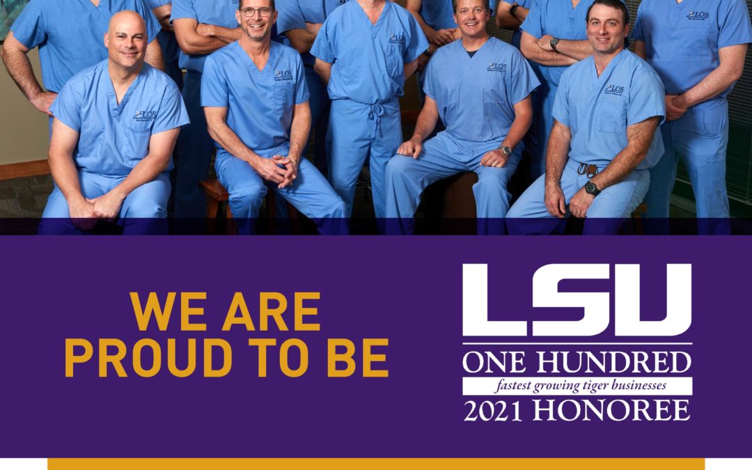 We are proud to be included on Louisiana State University’s 2021 LSU100 list!